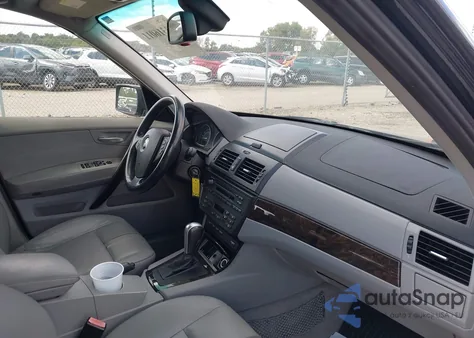 2007 BMW X3 3.0Si из США, поврежденный, VIN WBXPC93437WF05939